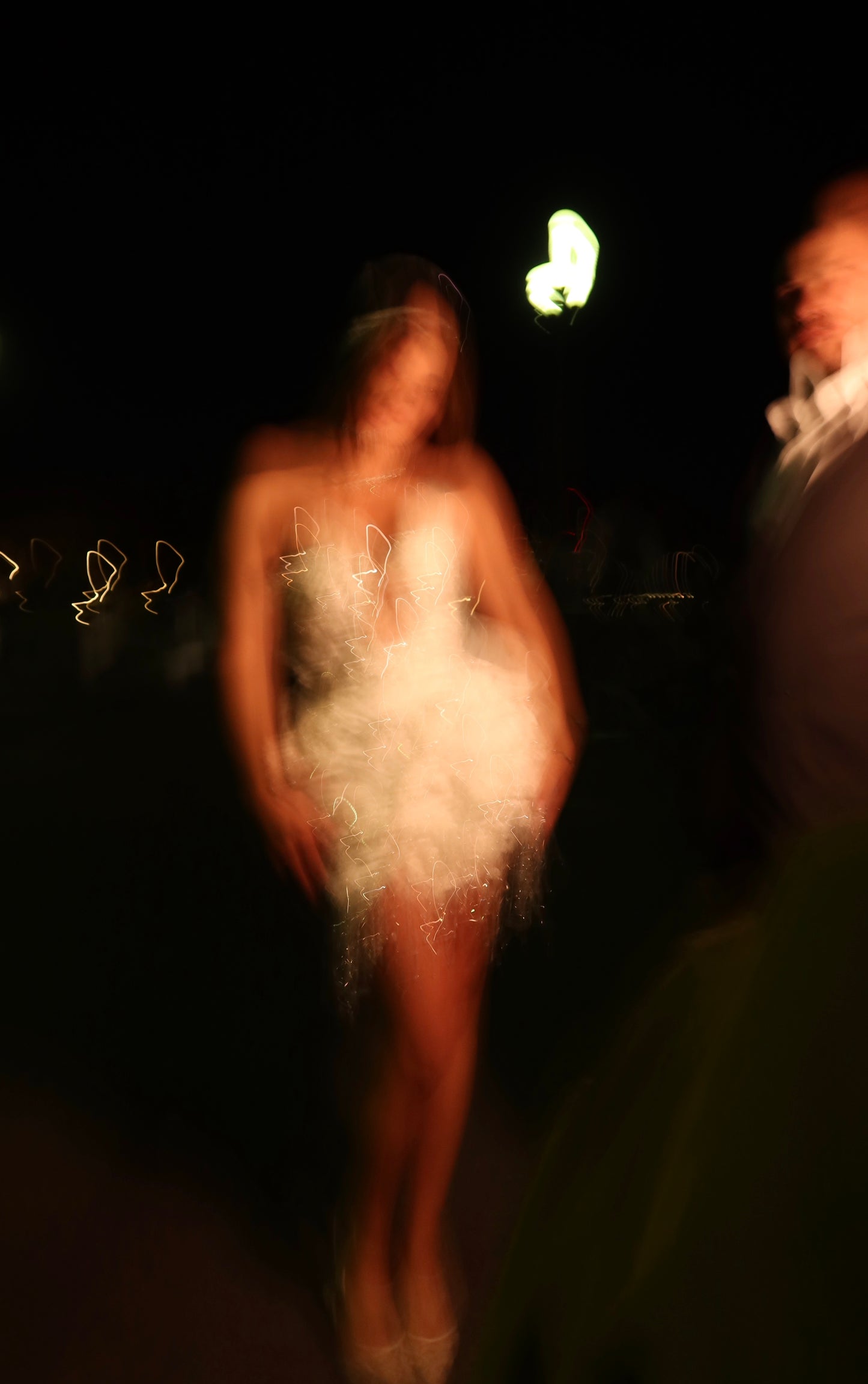 Maeva - Pearl Beaded Mini Wedding Dress