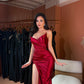 Malea - Strapless Red Dress