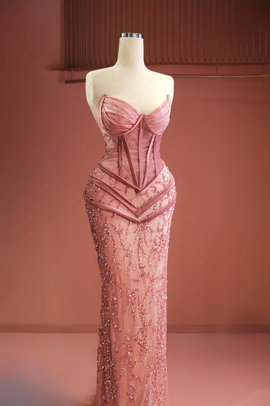 Bianca - Strapless Sweetheart Fitted Dress