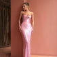 Elzea - Pink Strapless Sequin Dress