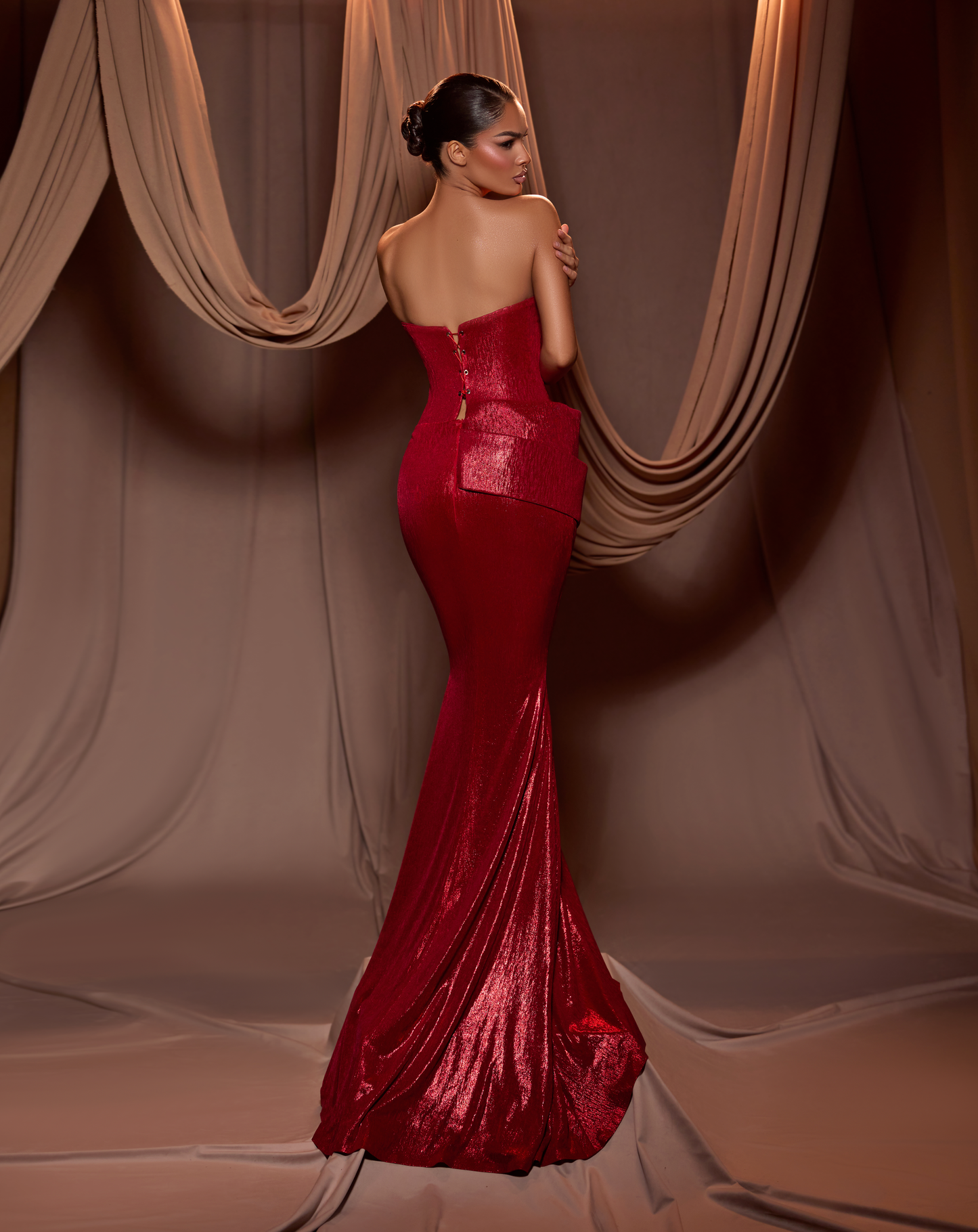Carmila - Vanadium Vermilion Dress