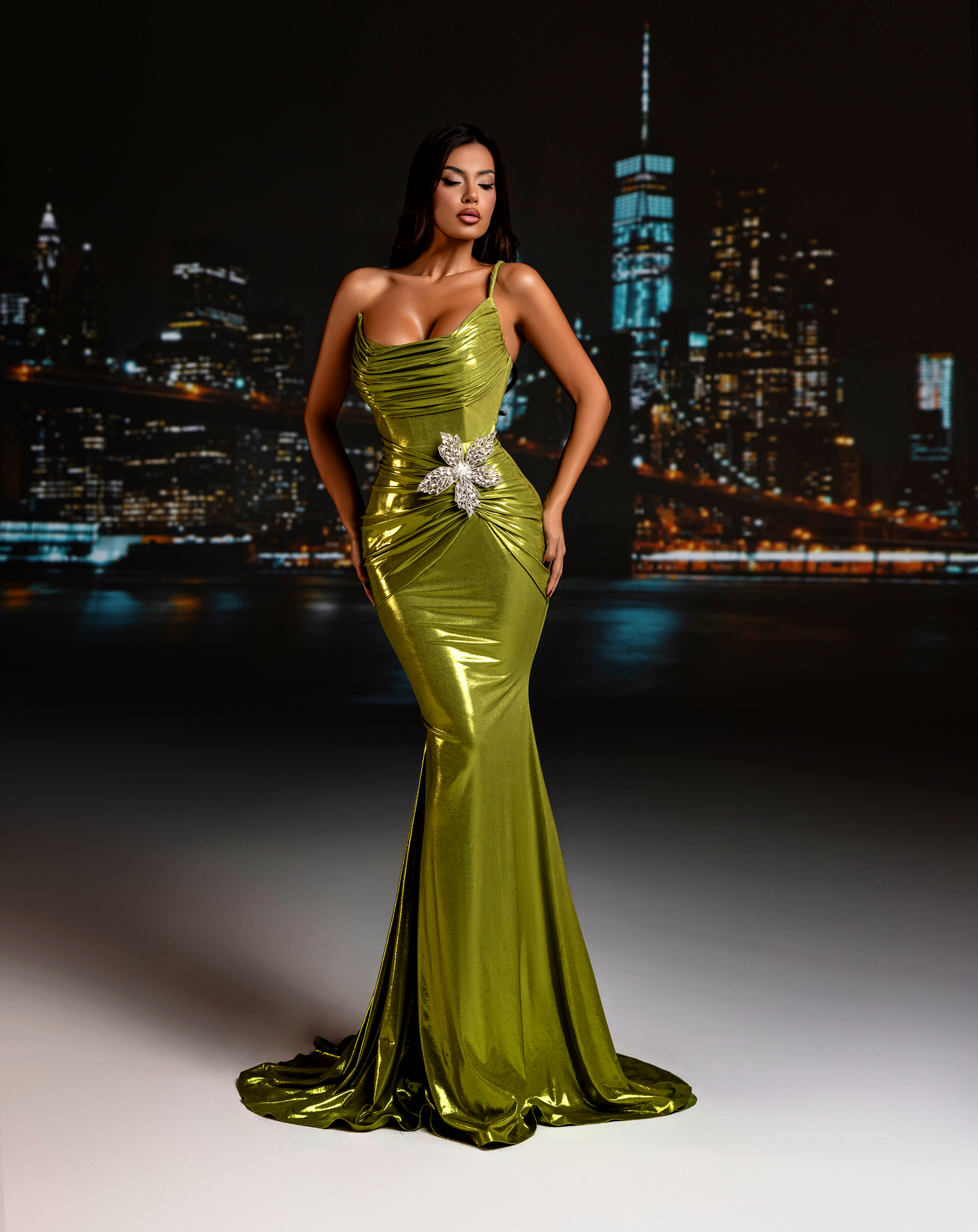 Midina - One strap ruched dress