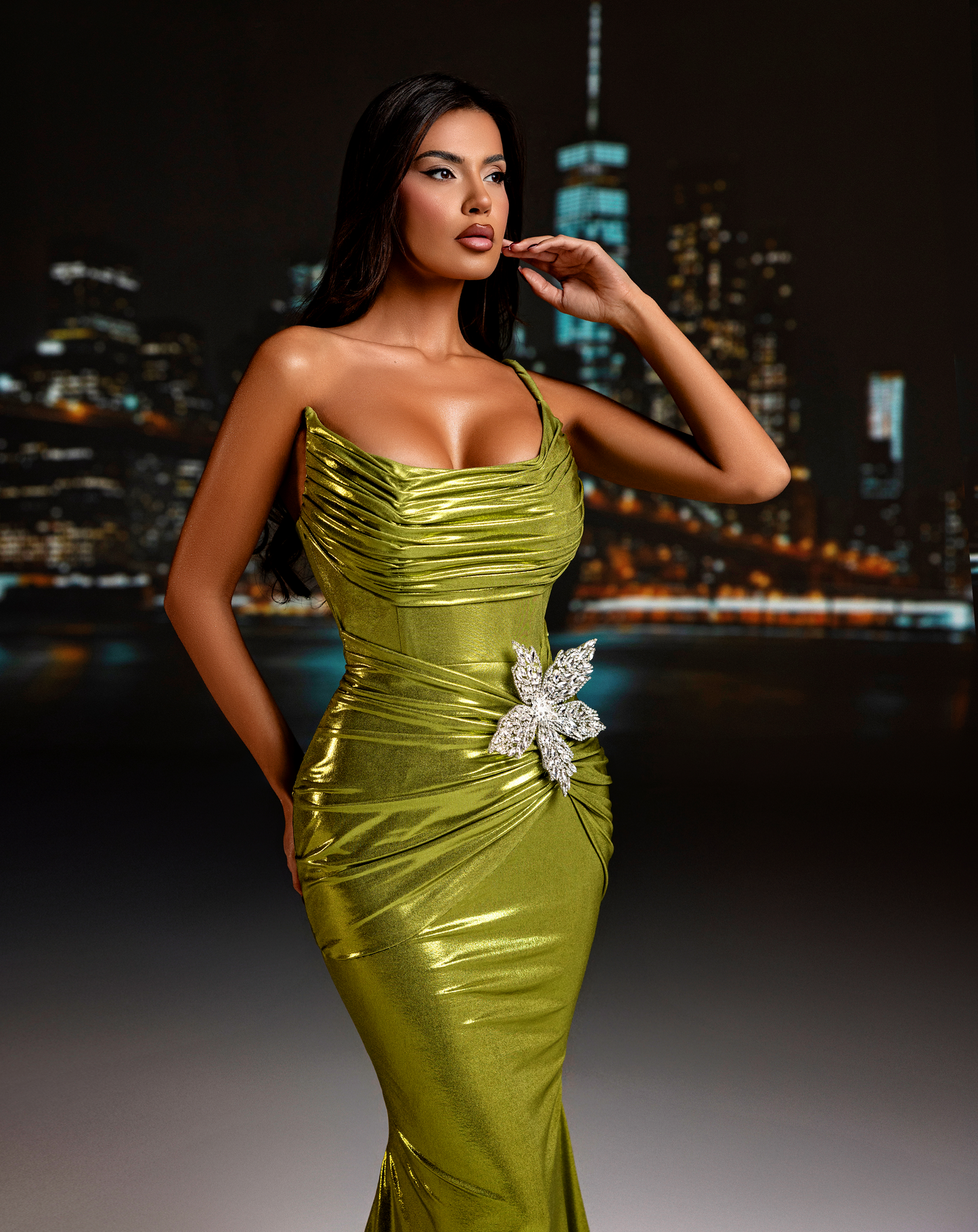 Midina - One strap ruched dress