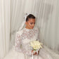 Esmerèe - High Neck Lace Bridal Dress