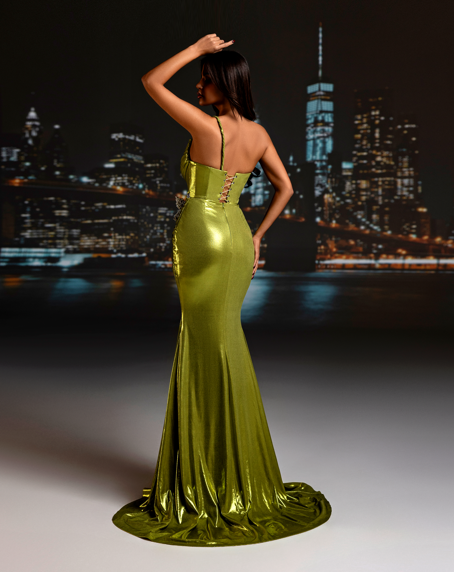 Midina - One strap ruched dress