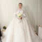 Esmerèe - High Neck Lace Bridal Dress