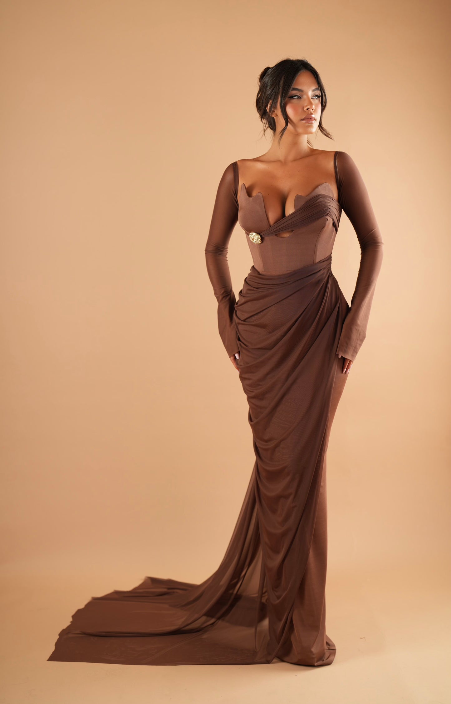 Nooréa - Ruched Sweetheart Dress