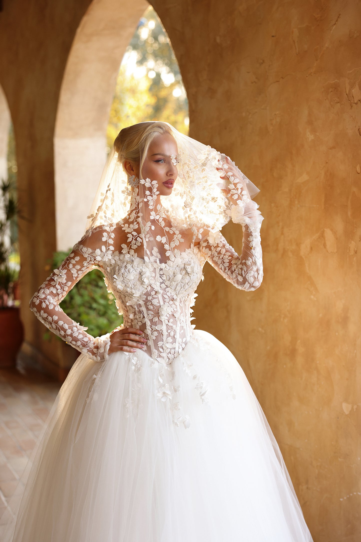 Bela - Off Shoulder Floral Lace Dress