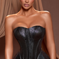 Velyna - Selenium peplum corset dress