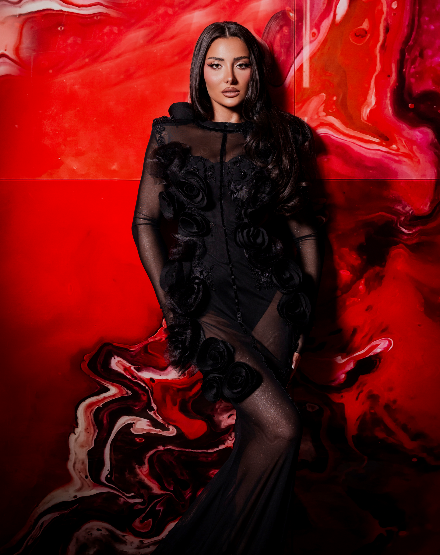 Lorelei - Sheer Bloom Dress