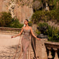 Amoura - Gold Ribbon Dress