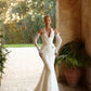 Argira - Halter Lace Mermaid Bridal Gown