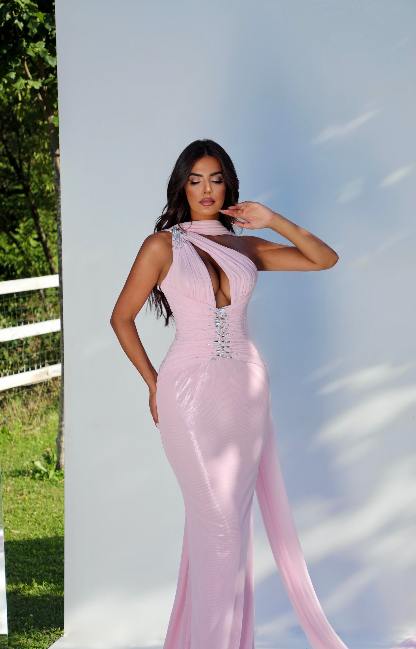 Nyara - Draped One Shoulder Dress