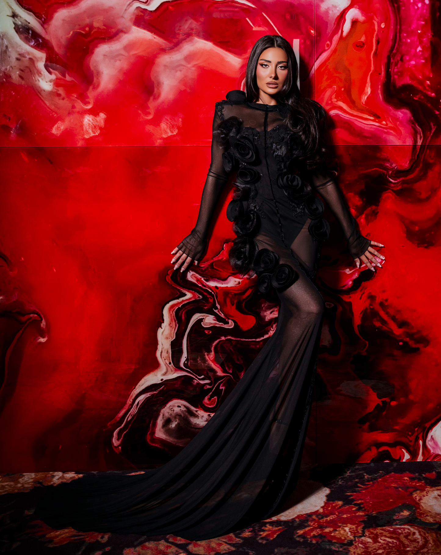 Lorelei - Sheer Bloom Dress