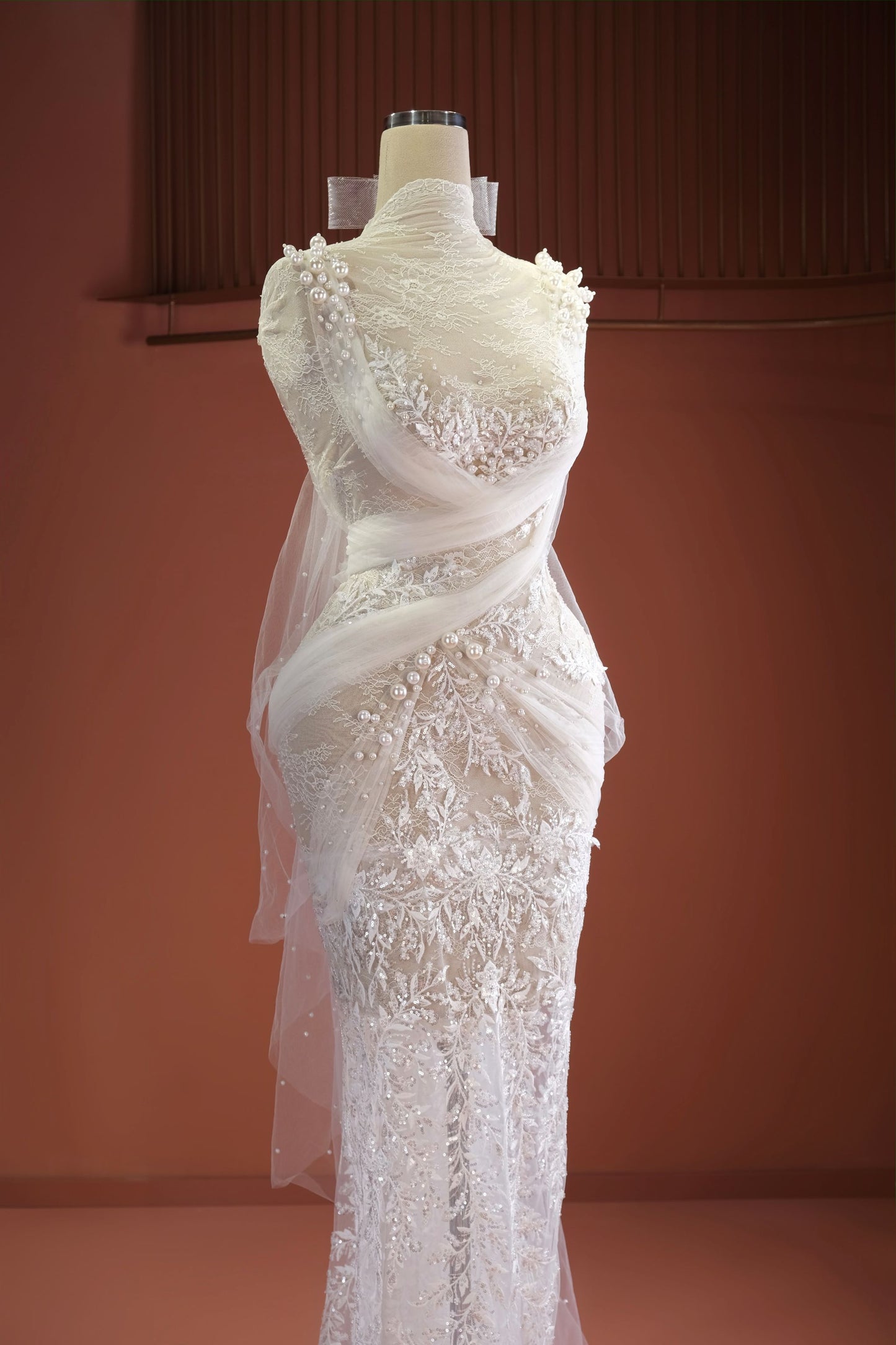 Serayah - Handmade Embellished White Dress