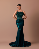 Felysa - Strapless Dress with ruched details