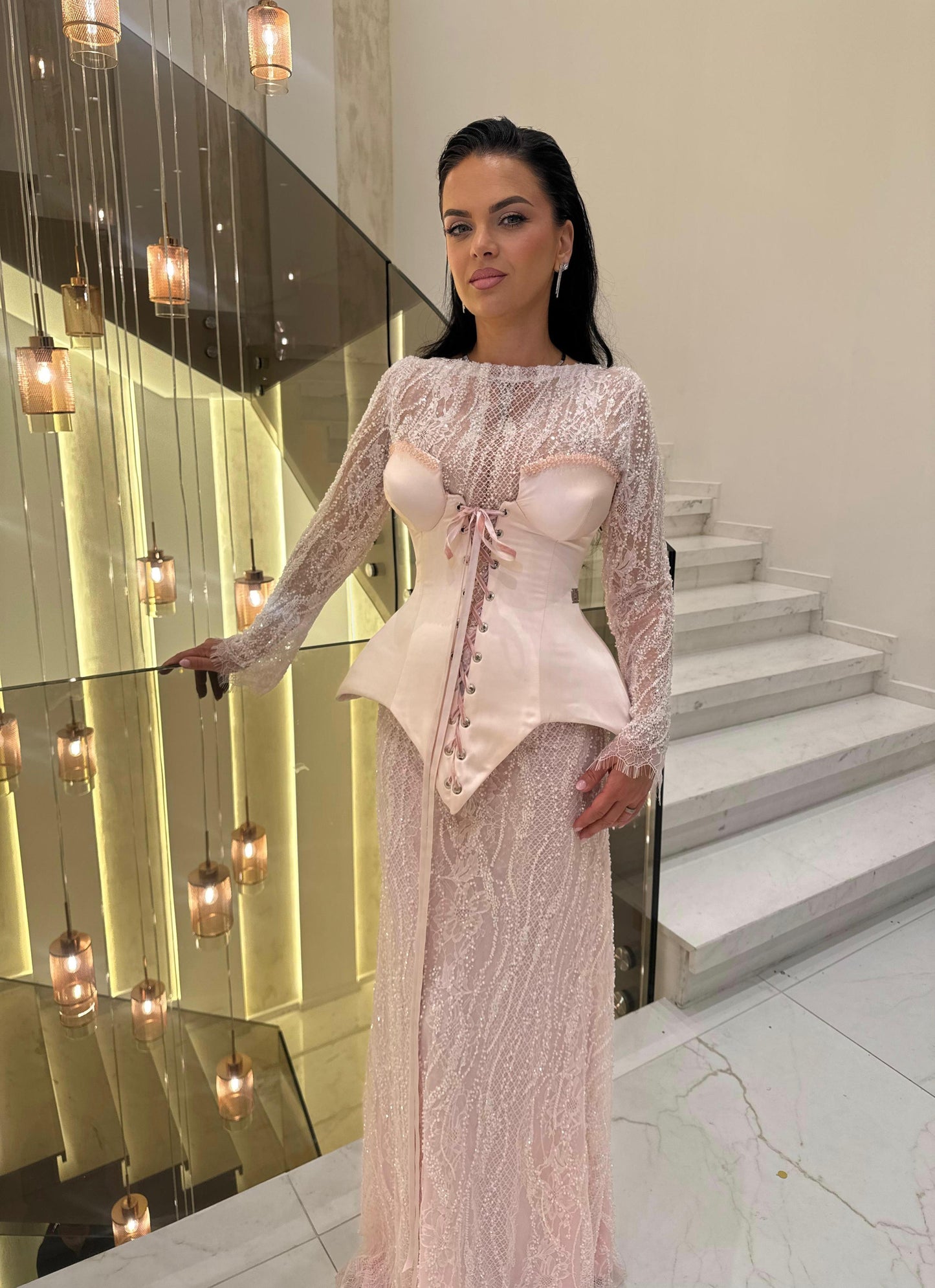 Marlene - Lace Embellished Dress