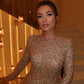 Émeline - Rose Gold Sequin Dress