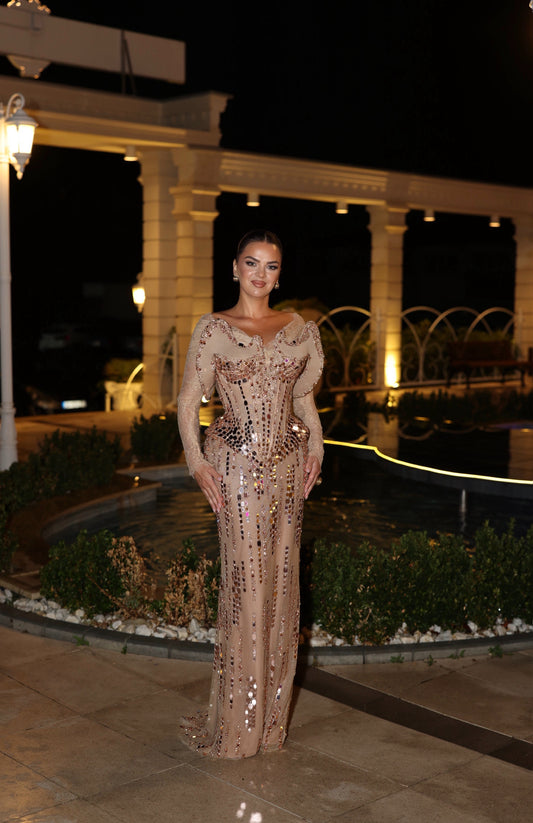 Lanetta - Embellished Beaded Dress