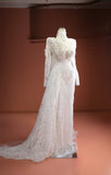 Adora - Embroidered Cape Wedding Dress