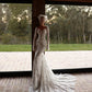 Marise - Long Sleeve Beaded Mermaid Bridal Gown