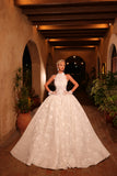 Estrella - High Neck Lace Bridal Gown