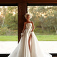 Brittney - Strapless High Slit Bridal Gown