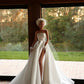Brittney - Strapless High Slit Bridal Gown