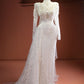 Adora - Embroidered Cape Wedding Dress