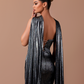 Lusia - Strapless dress with cape attachment