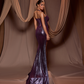 Venia - Potassium Deep Plum Dress