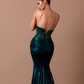 Felysa - Strapless Dress with ruched details
