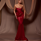 Carmila - Vanadium Vermilion Dress