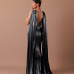 Lusia - Strapless dress with cape attachment