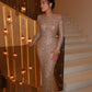 Émeline - Rose Gold Sequin Dress