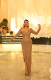 Imelda - Gold Beaded Dress