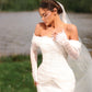 LENY - Draped Lace Corset Mermaid Bridal
