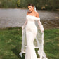 LENY - Draped Lace Corset Mermaid Bridal