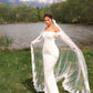 LENY - Draped Lace Corset Mermaid Bridal