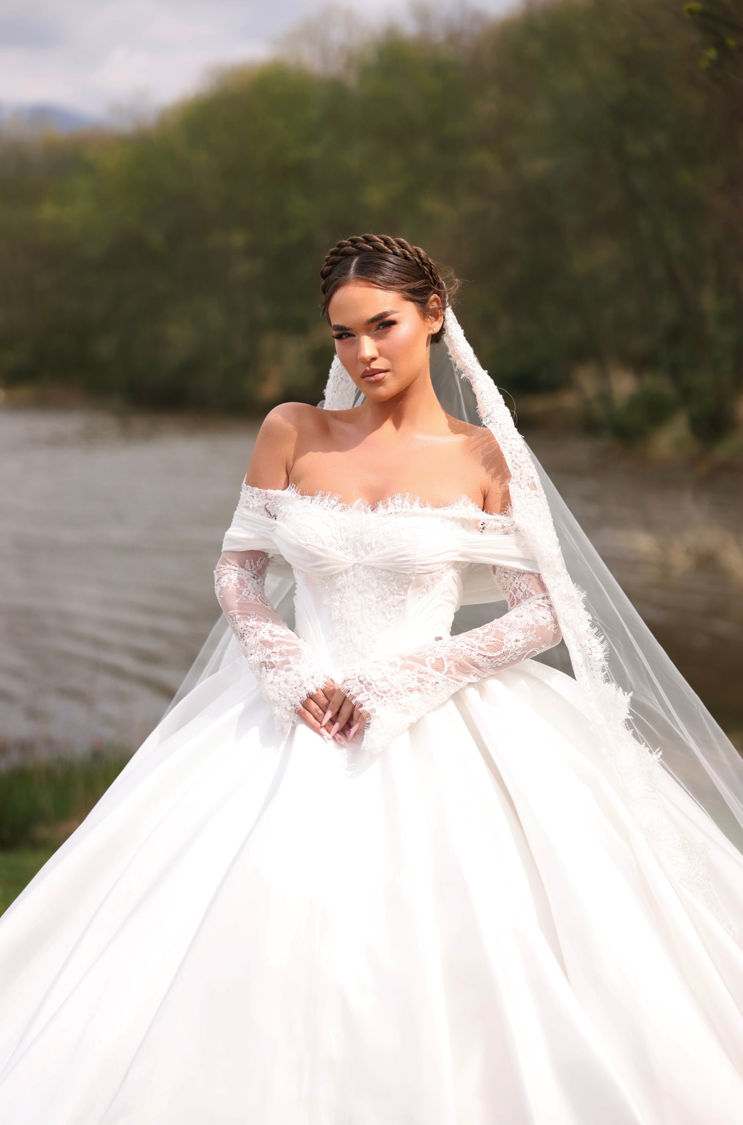 SIRIUS - Off-Shoulder Structured Bridal Ball Gown