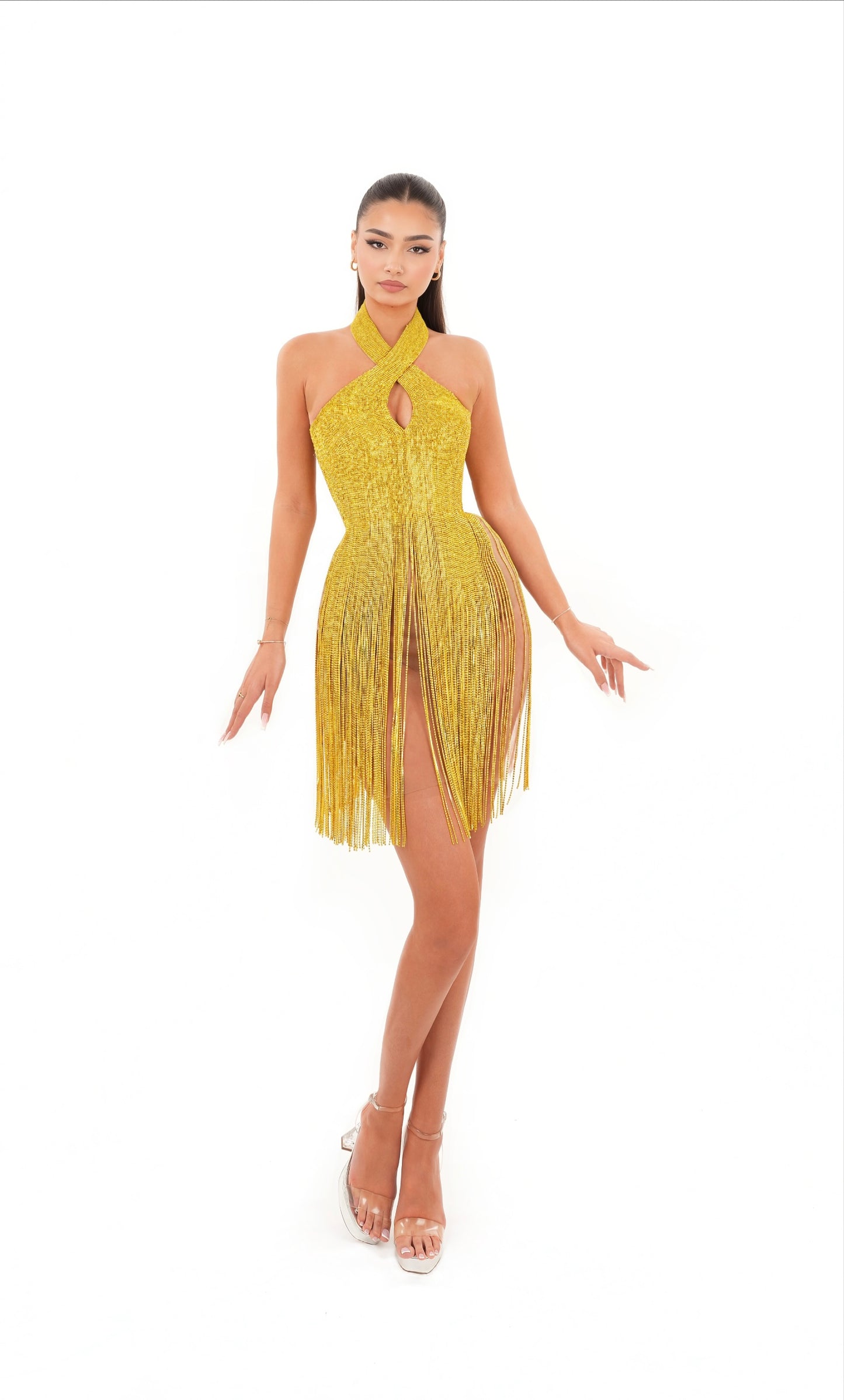 Freya - Short fringed dress