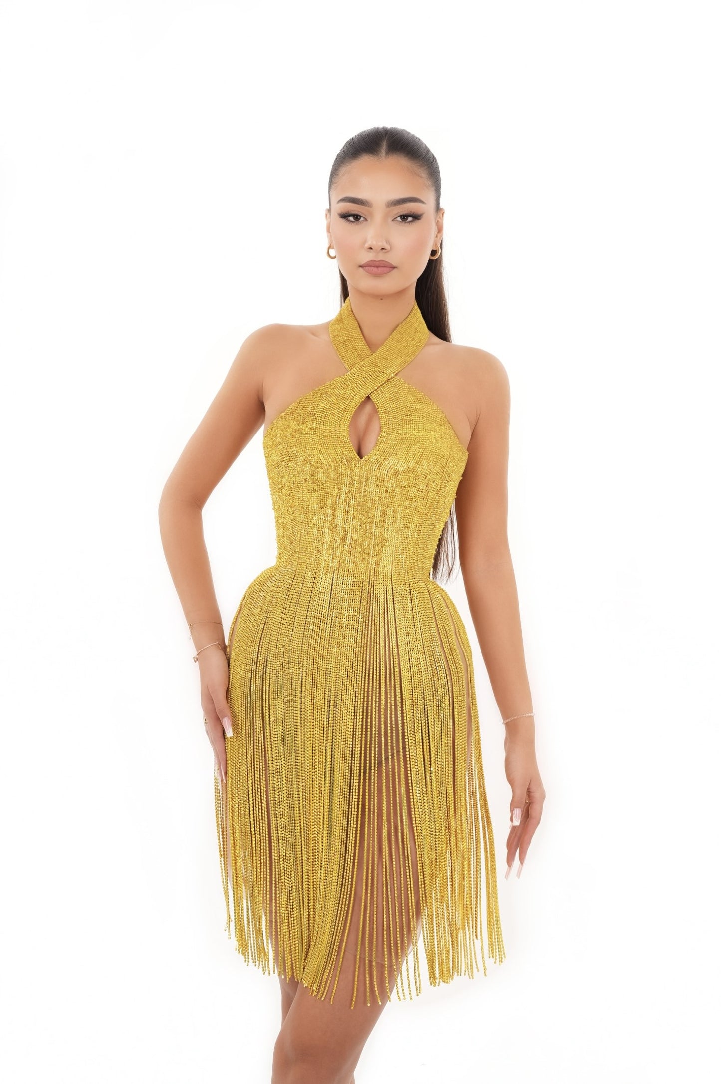 Freya - Short fringed dress