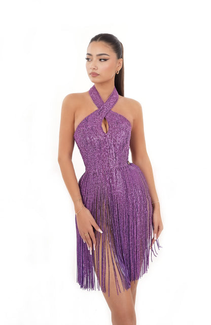 Freya - Short fringed dress