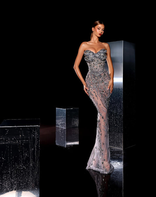 Maryaná - Sweetheart Corset Beaded Dress
