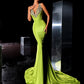 Eleanor - Lime green dress with beaded top